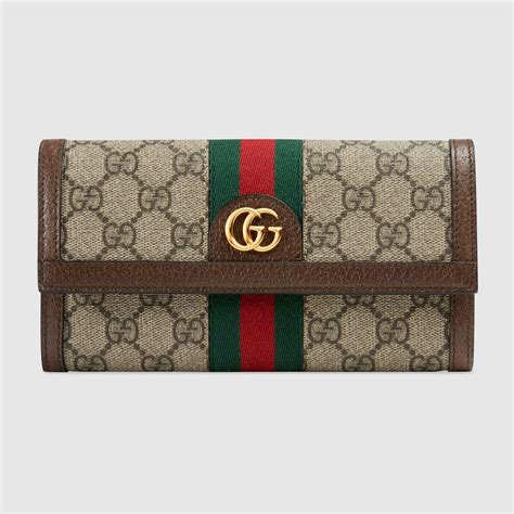 Portafoglio in tessuto GG Supreme da Uomo di Gucci in Bianco